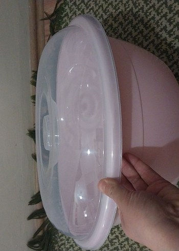 Pastel Pembe Plastik Saklama Kabı 10 lt - Görsel 2