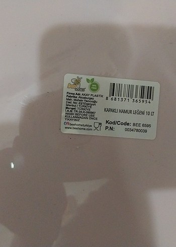 Pastel Pembe Plastik Saklama Kabı 10 lt - Görsel 6