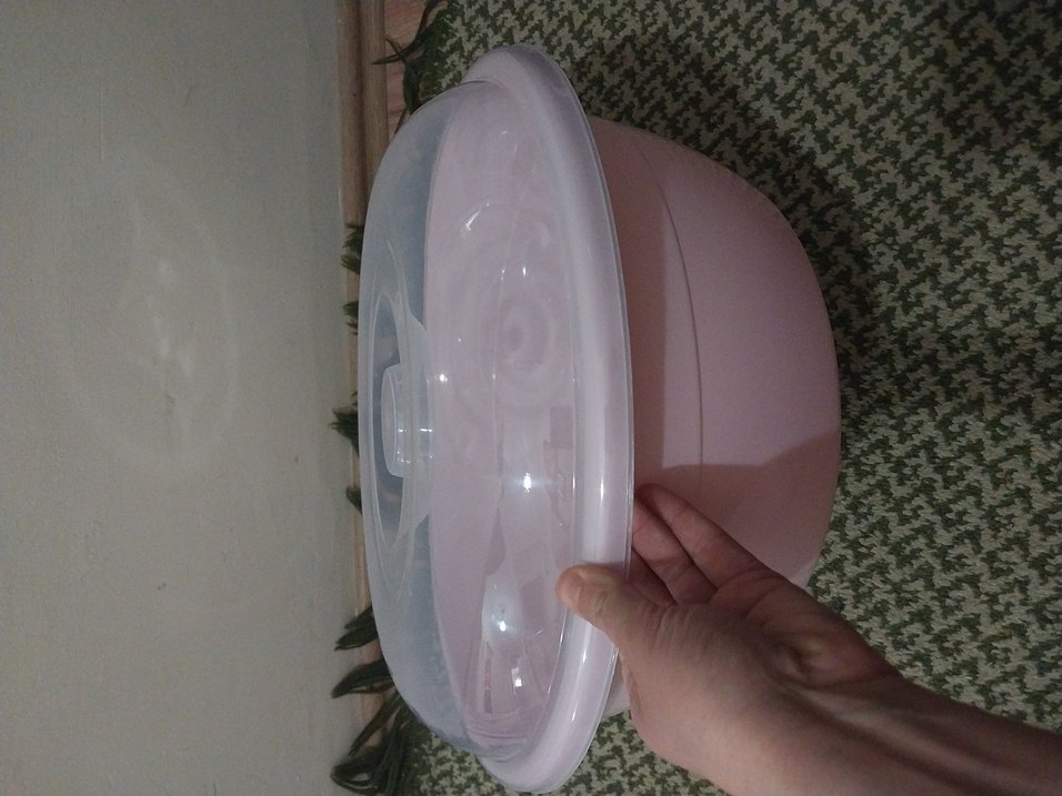 Pastel Pembe Plastik Saklama Kabı 10 lt - Görsel 2