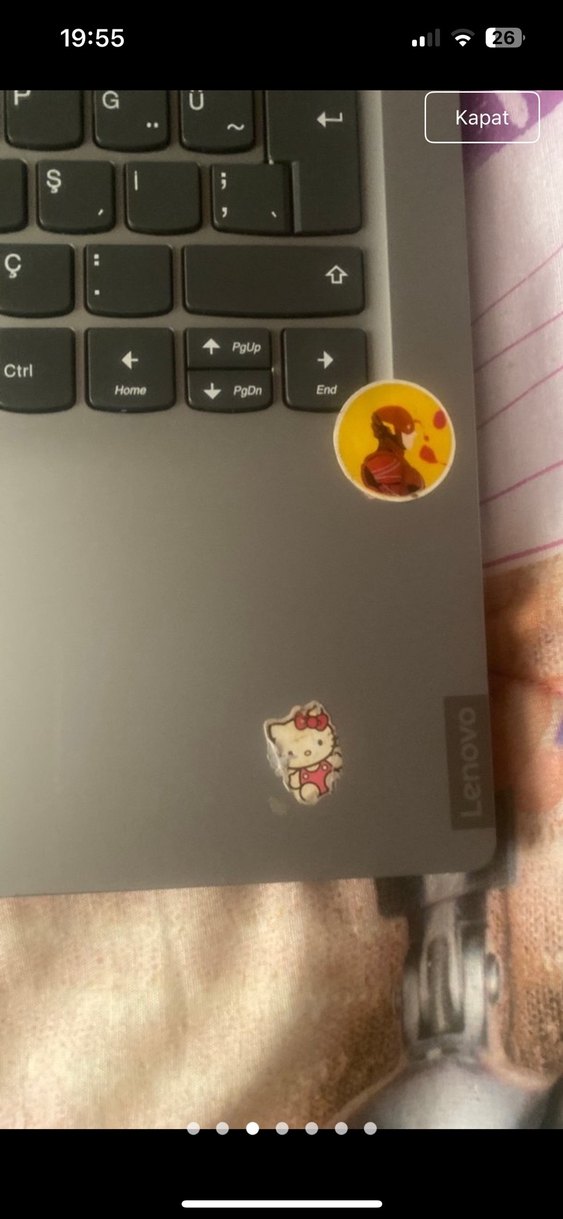 Gri Renkli Laptop Bilgisayar - Görsel 2