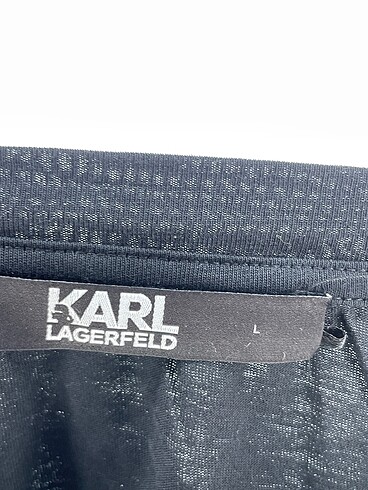 l Beden siyah Renk Karl Lagerfeld T-shirt %70 İndirimli.