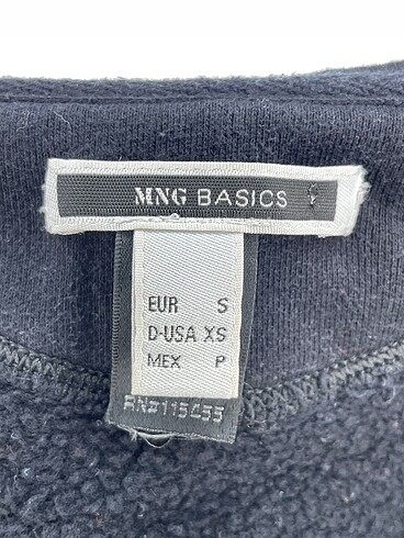 s Beden siyah Renk Mango Sweatshirt %70 İndirimli.