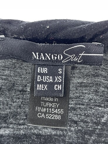 s Beden siyah Renk Mango Bluz %70 İndirimli.
