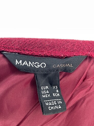 xs Beden bordo Renk Mango Kısa Elbise %70 İndirimli.