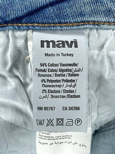 27 Beden çeşitli Renk Mavi Jeans Jean / Kot %70 İndirimli.