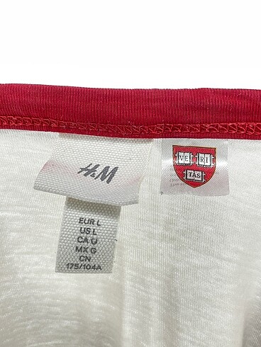 l Beden çeşitli Renk H&M T-shirt %70 İndirimli.