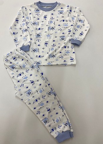 Diğer Erkek Çocuk Desenli Uzun Kollu Pijama Takımı