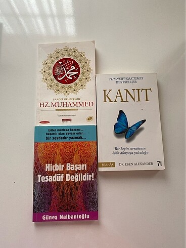 3 adet kitap