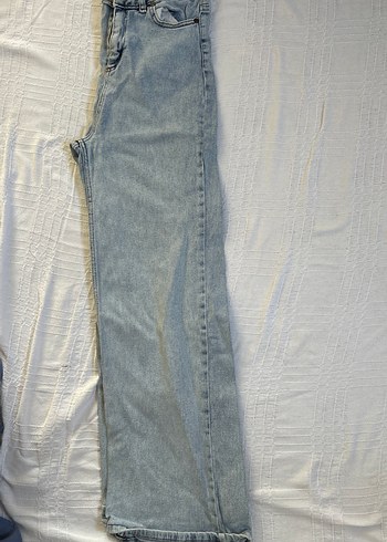 Gri Salaş Kadın Denim Pantolon