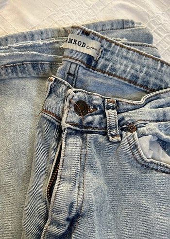Diğer Gri Salaş Kadın Denim Pantolon