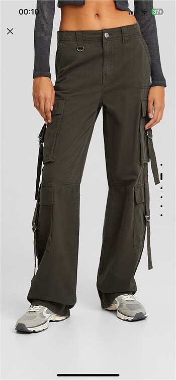 Bershka kargo pantolon - Görsel 2
