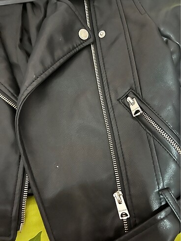Pull and Bear Deri Ceket - Görsel 5