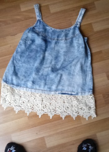 FS jeans dantel detaylı