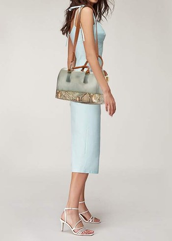 FURLA candy bağ, yılan derisi 100%detayli