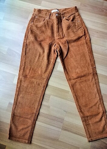 Pull and Bear Pull&Bear fitilli kadife 38
