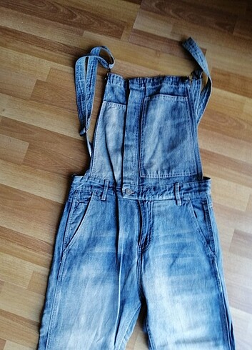 38 Beden mavi Renk Pull&Bear salopet Jeans
