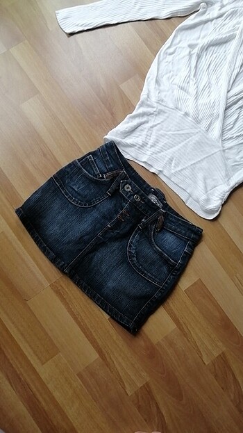 MOTİVİ s Jeans etek mini