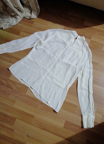 m Beden beyaz Renk Zara Basİc Made in İndia