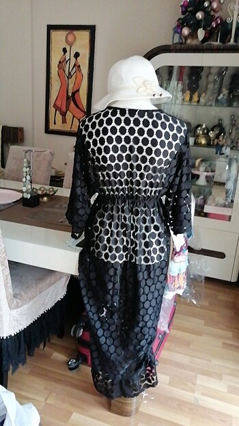 Penti transparan L şahane kimono - Görsel 8