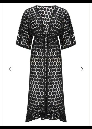 Penti transparan L şahane kimono - Görsel 3