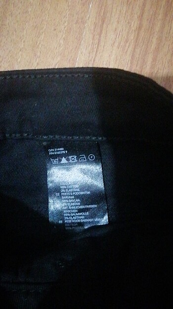 s Beden siyah Renk H&M şort siyah 36