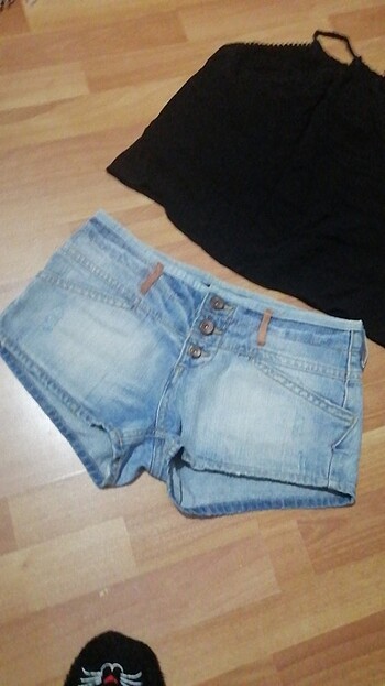 Zara Denim Rules Jeans mini şort