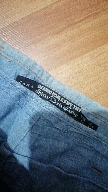 s Beden mavi Renk Zara Denim Rules Jeans mini şort
