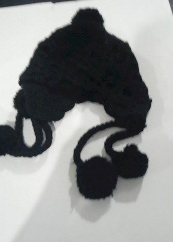 örgü gotik bere çift ponpon - Görsel 6