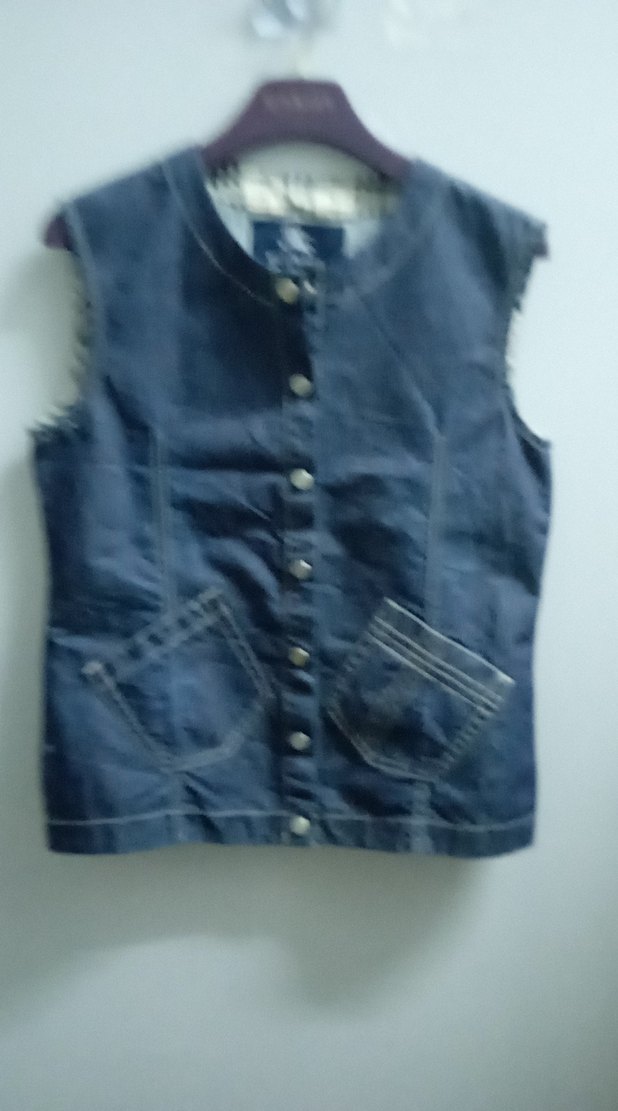 Kolsuz jeans yelek 12 yaş - Görsel 2