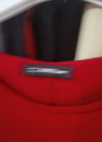 Karol kırmızı triko elbise - Görsel 7