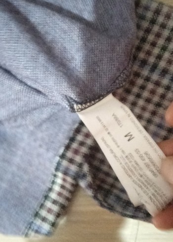 Stradivarius m ekoseli kapüşonlu - Görsel 6