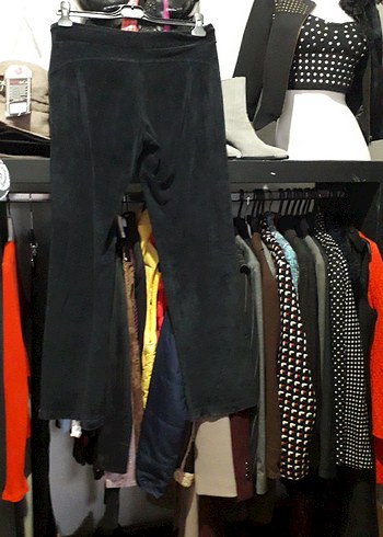 Esprit kadife pantolon esofman - Görsel 4