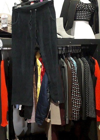 Esprit kadife pantolon esofman - Görsel 3