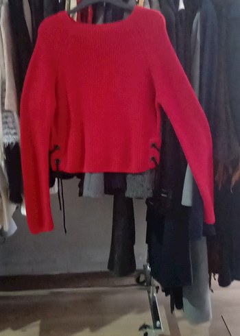 Mavi s yanlar yırtmaçlı çapraz bağcıklı - Görsel 2