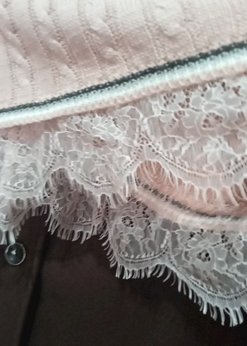 dantelli yün Acrilic içerikli salaş - Görsel 4