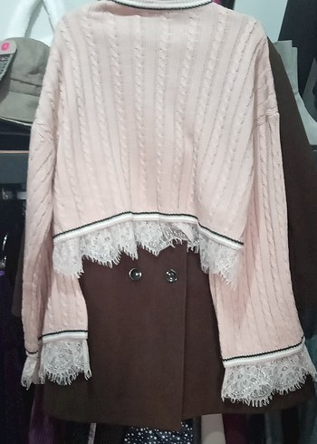 dantelli yün Acrilic içerikli salaş - Görsel 6