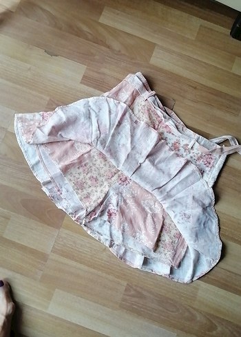 m Beden pembe Renk Stradivarius şortlu mini etek