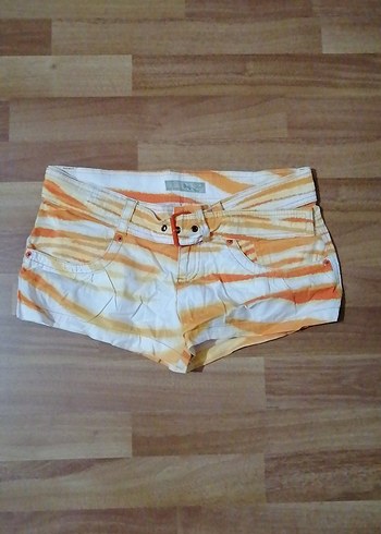 Zara Zara Trafalıuc Kadın Pastel Bağlamalı Mini Şort