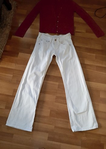 Replay 27 Jeans Beyaz Sik Kalip
