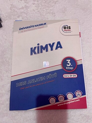 12.sınıf kimya ders anlatım föyleri