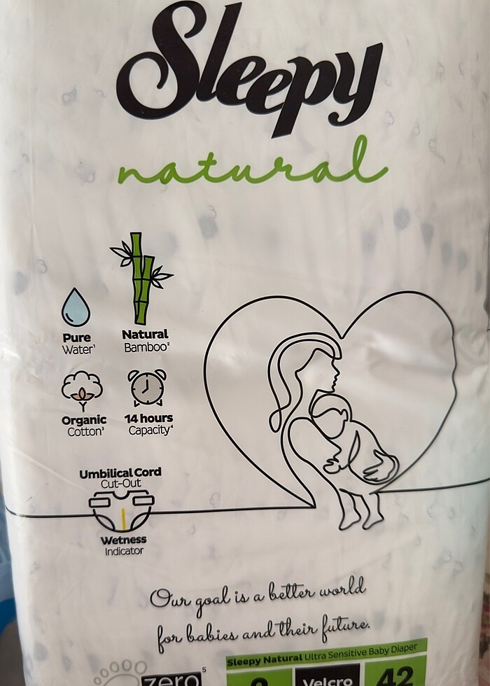 3 paket Sleepy naturel 2 numara bez - Görsel 2