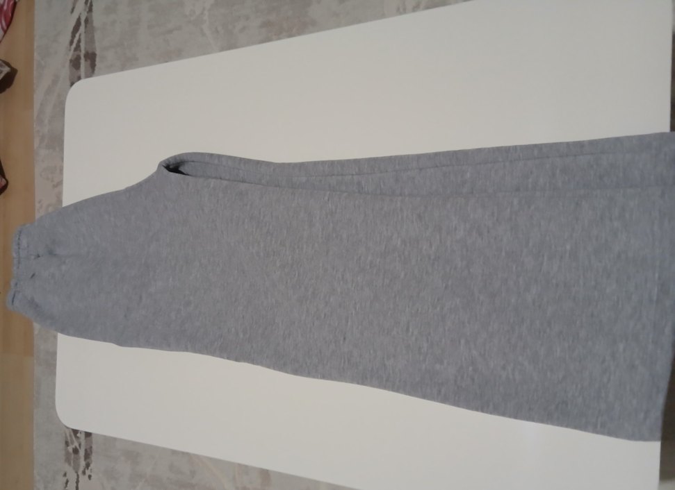 Gri Kadın Rahat Kesim Eşofman Altı - Görsel 5