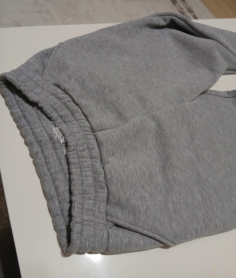 Gri Kadın Rahat Kesim Eşofman Altı - Görsel 3