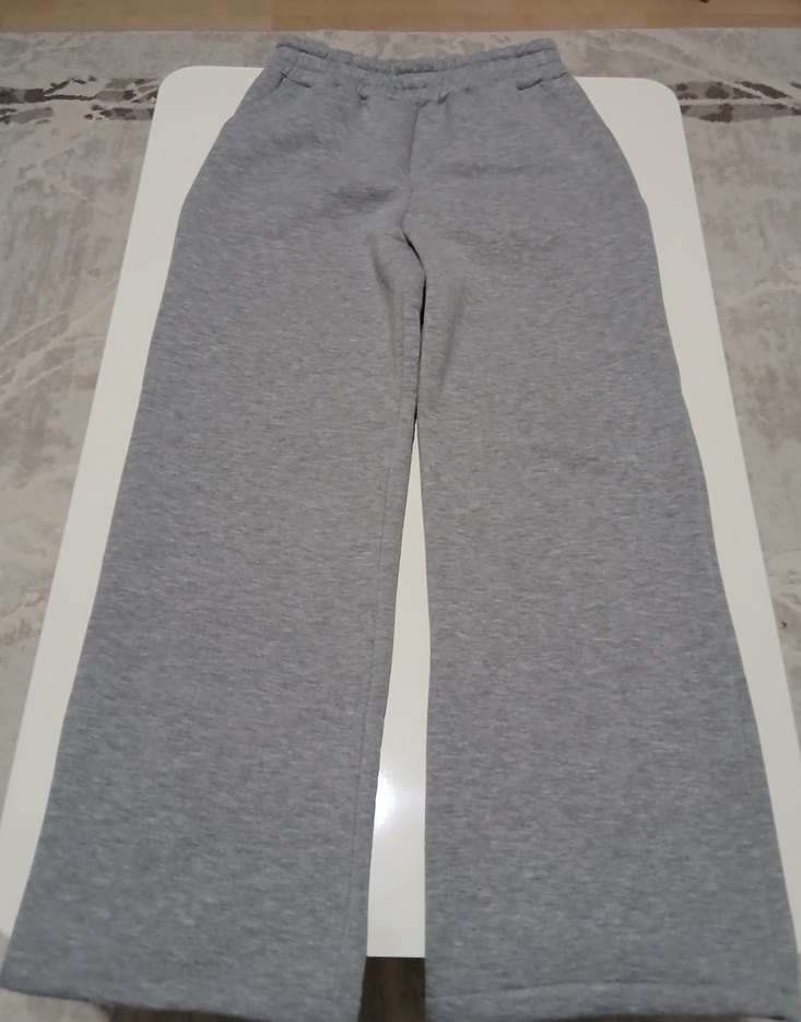 Gri Kadın Rahat Kesim Eşofman Altı - Görsel 4