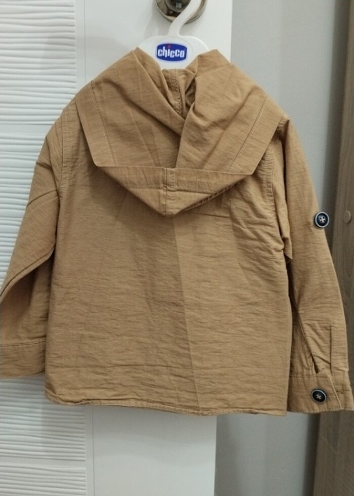 Yağmurluk, Şapkali . 1 yaşa uyumlu.  - Görsel 2