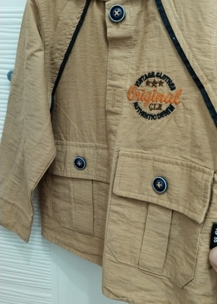 Yağmurluk, Şapkali . 1 yaşa uyumlu.  - Görsel 4