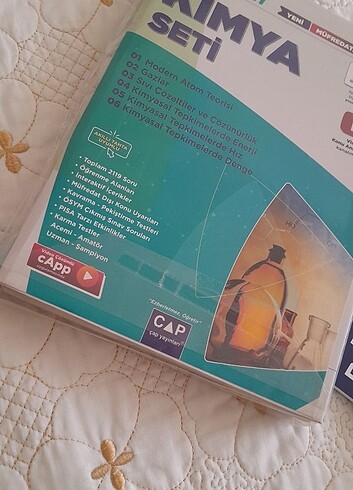 Ayt kimya seti,jelatini bile çıkarılmadı çap yayınları