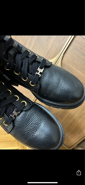 37 Beden siyah Renk Tommy Hilfiger Kadın Bot