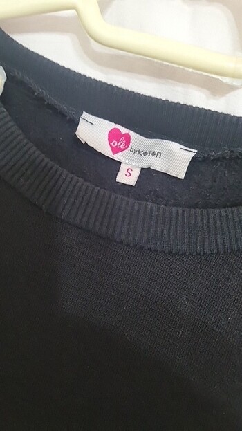 s Beden Sweatshirt siyah koton