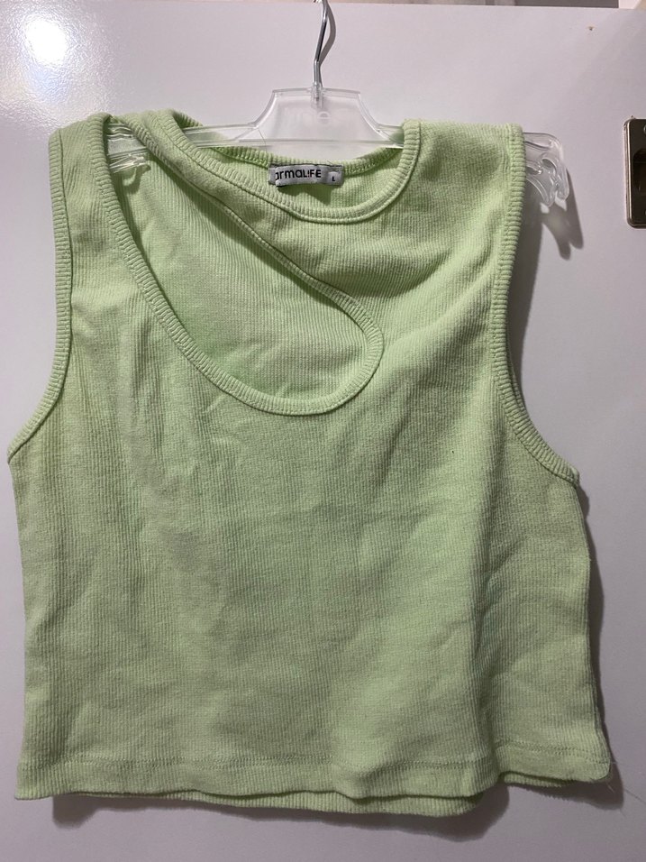 Yeşil Mini Düğmeli Kadın Sweatshirt - Görsel 2